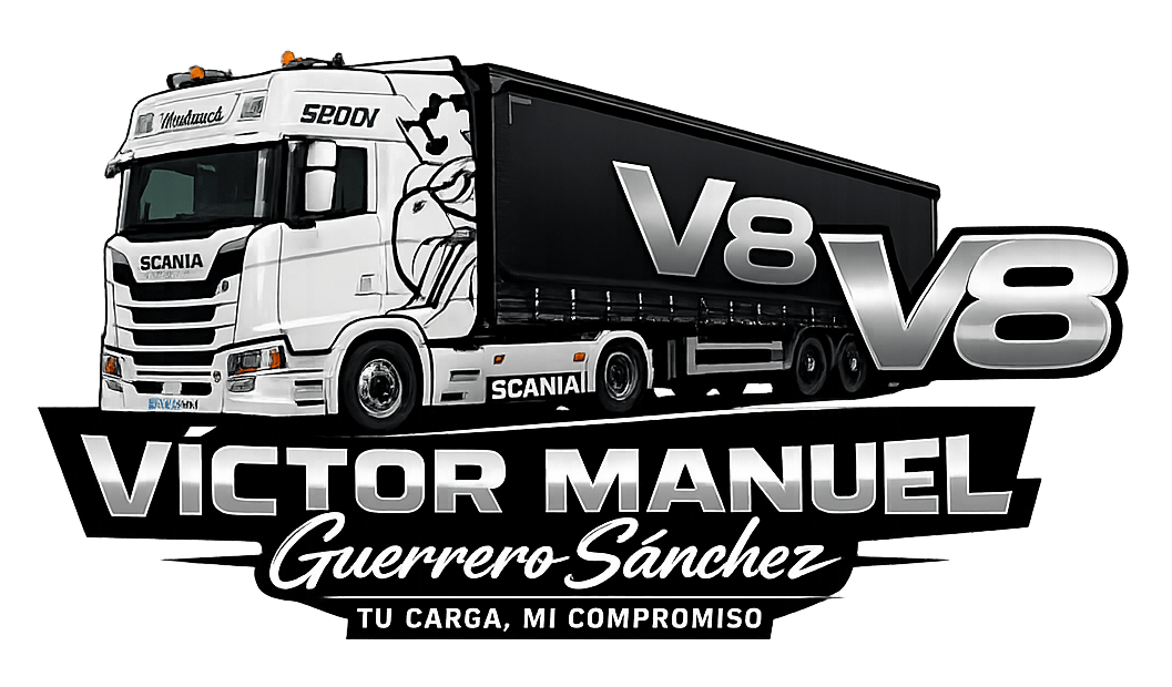 Logo Transportes Víctor Manuel Guerrero Sánchez — Tu carga, mi compromiso